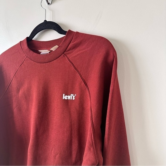 LEVIS-SWEAT CREW RAGLAN LAUNDRY  (Size:Small) - Picture 6 of 9